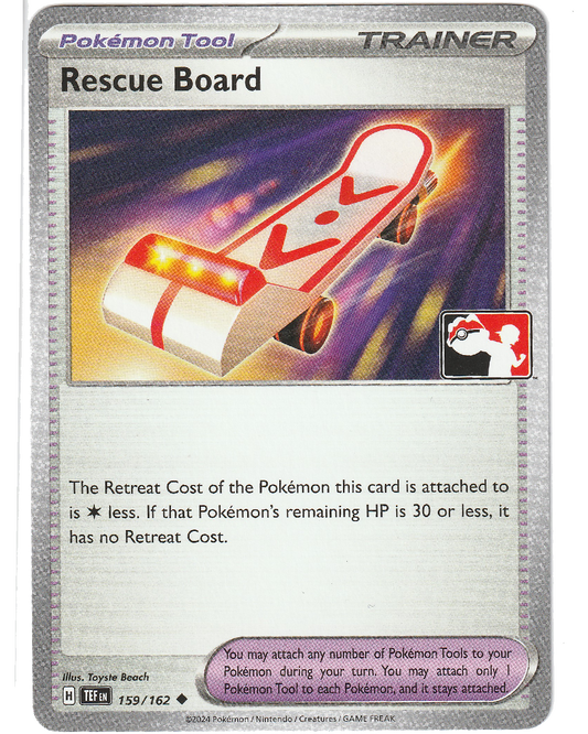 Rescue Board 159/162 - Non Holo - Stamped