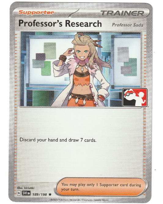 Professor's Research (Professor Sada) 189/198 - Non Holo - Stamped