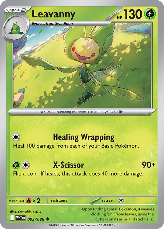 Leavanny 003/086 - Reverse Holo