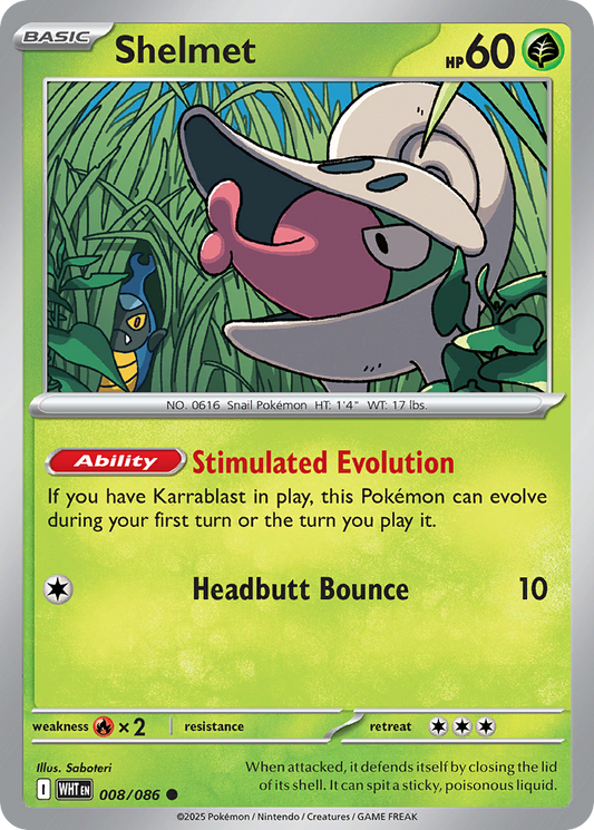 Shelmet 008/086 - Reverse Holo