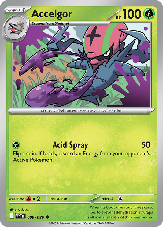 Accelgor 009/086 - Reverse Holo