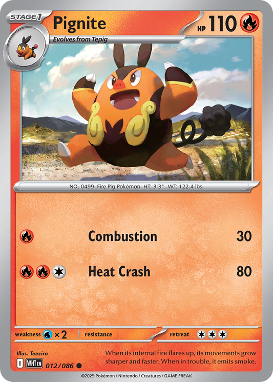Pignite 012/086 - Reverse Holo