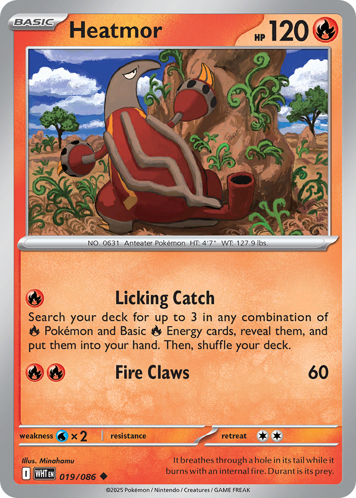 Heatmor 019/086 - Reverse Holo
