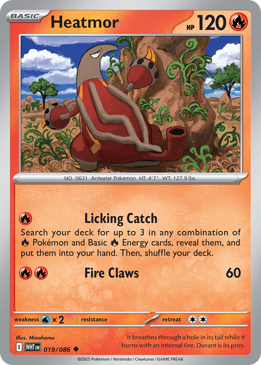 Heatmor 019/086 - Reverse Holo