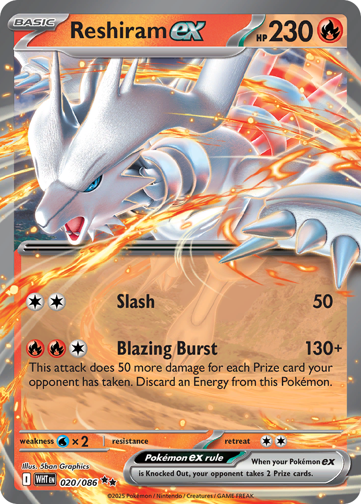 Reshiram ex 020/086