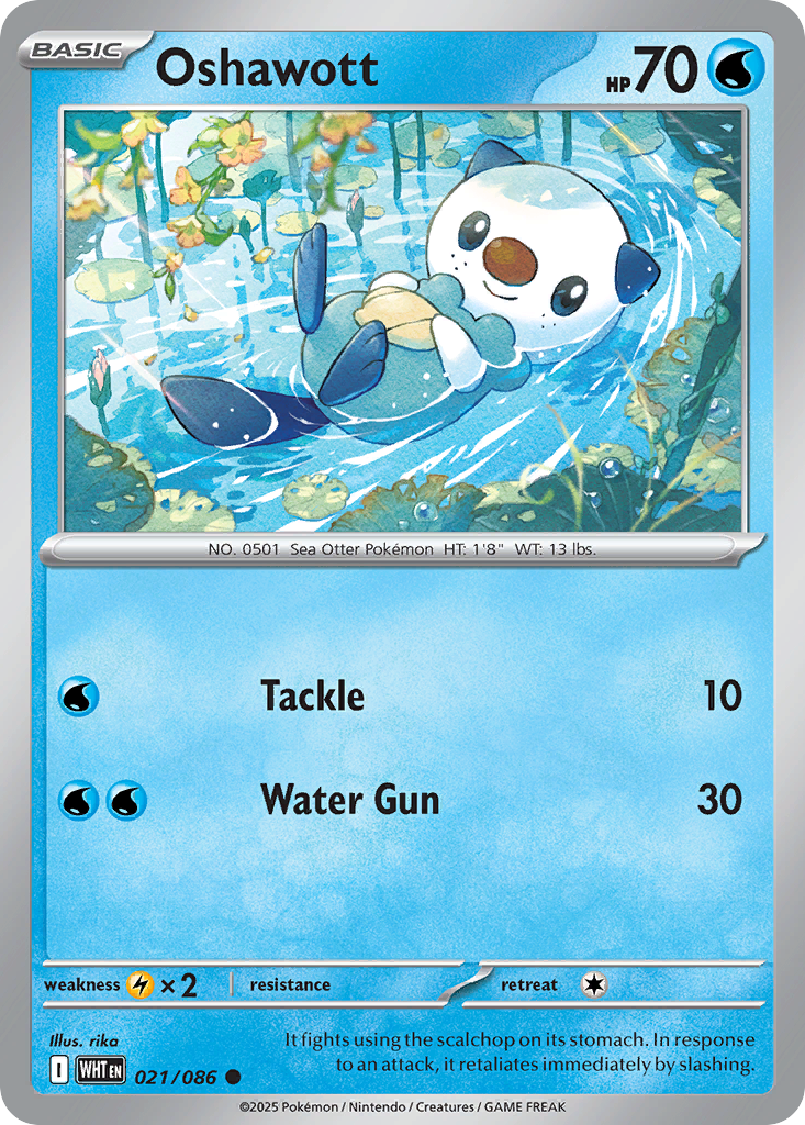 Oshawott 021/086 - Reverse Holo