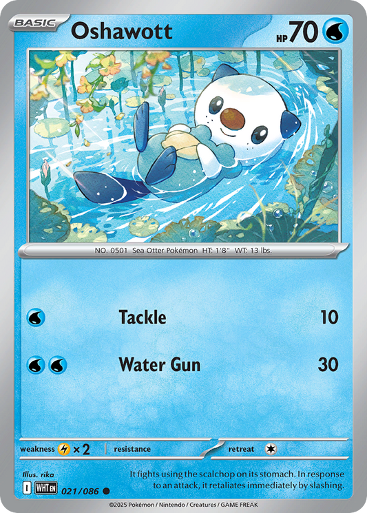 Oshawott 021/086 - Reverse Holo