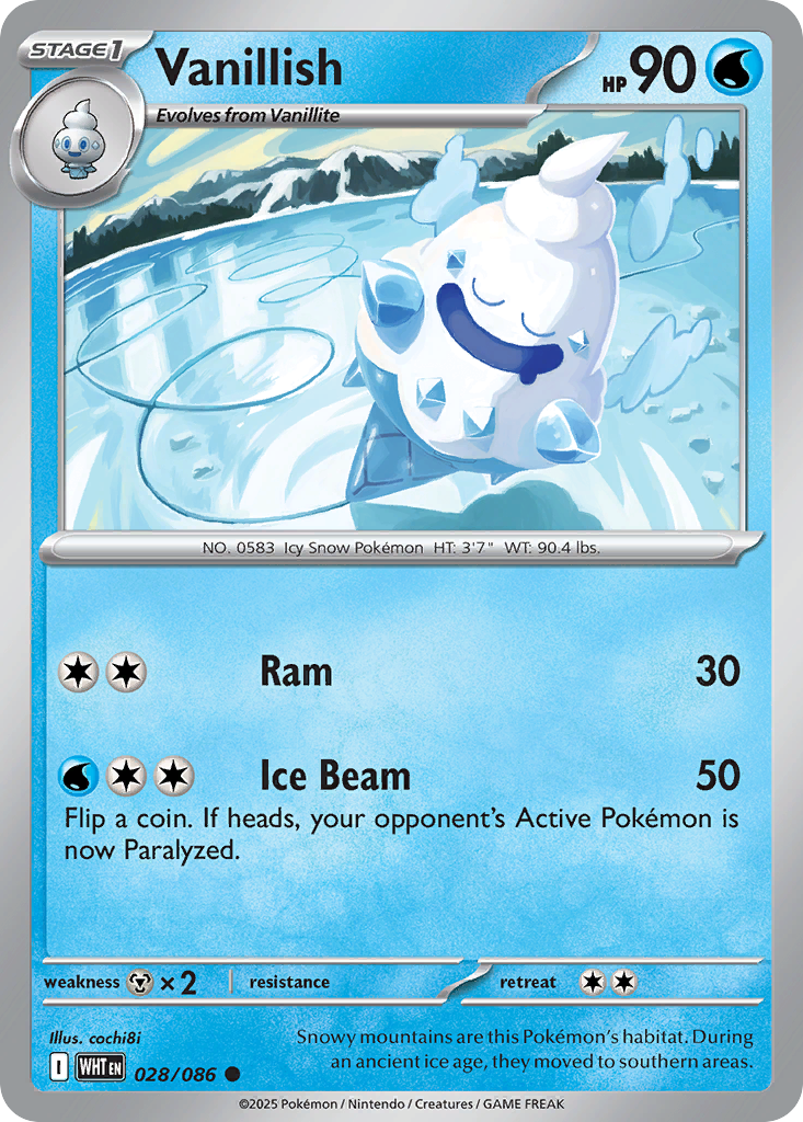 Vanillish 028/086 - Reverse Holo