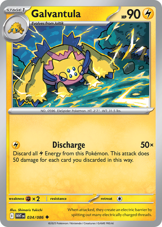 Galvantula 034/086 - Reverse Holo