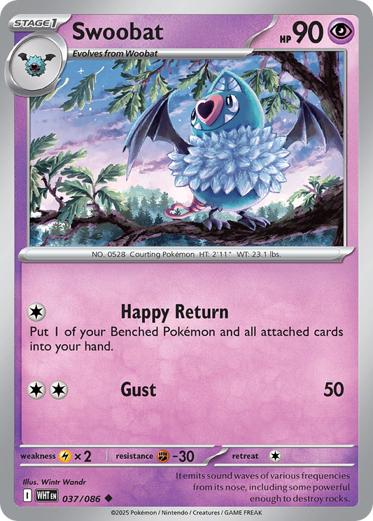Swoobat 037/086 - Reverse Holo