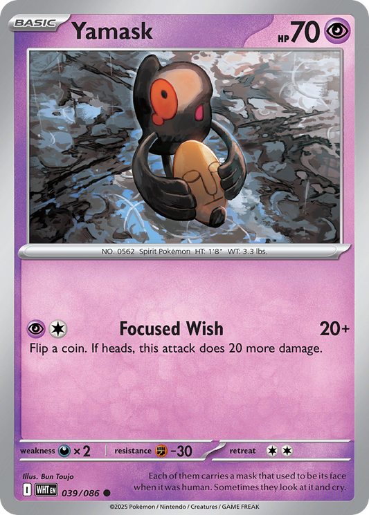 Yamask 039/086 - Reverse Holo