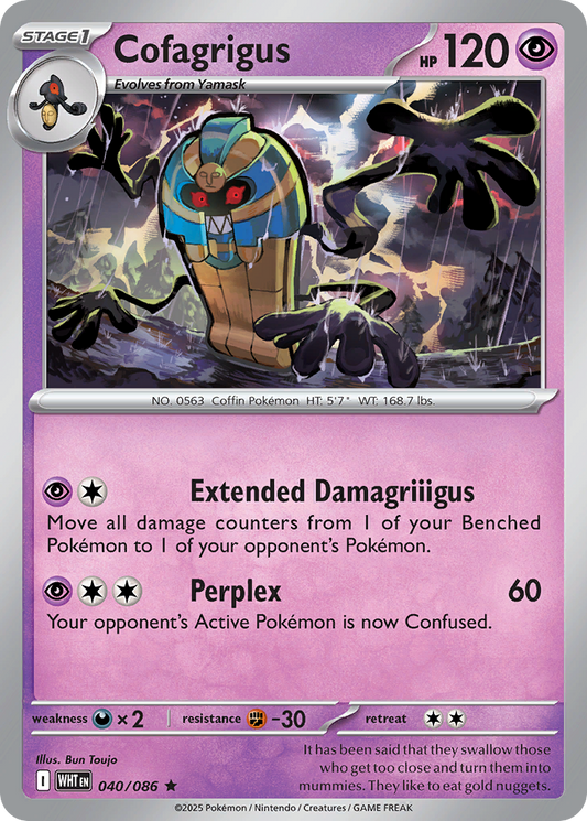 Cofagrigus 040/086 - Reverse Holo