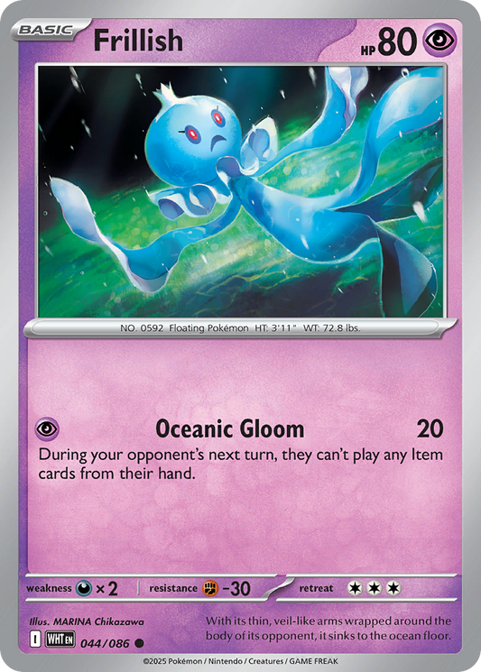Frillish 044/086 - Reverse Holo