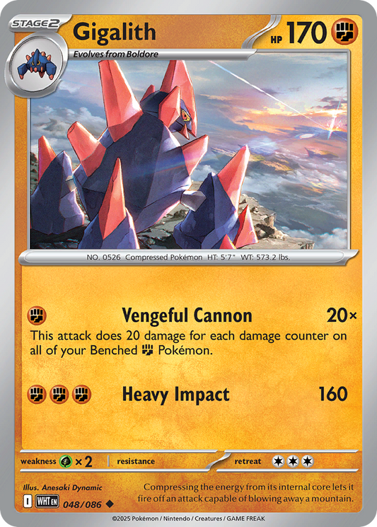 Gigalith 048/086 - Reverse Holo
