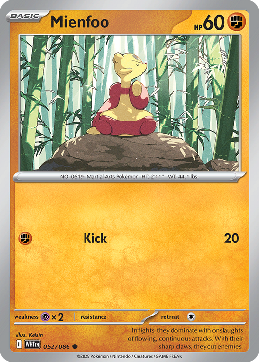 Mienfoo 052/086 - Reverse Holo