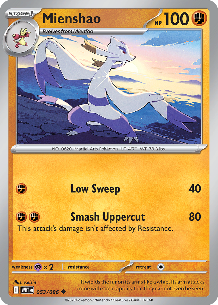 Mienshao 053/086 - Reverse Holo