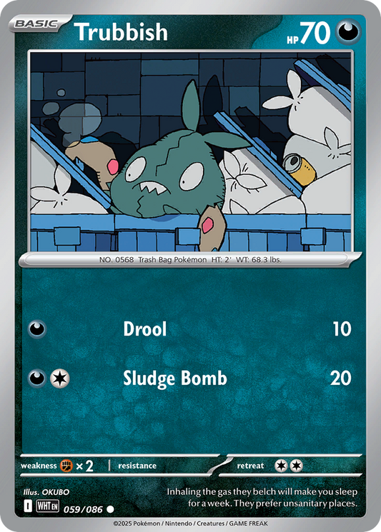Trubbish 059/086 - Reverse Holo