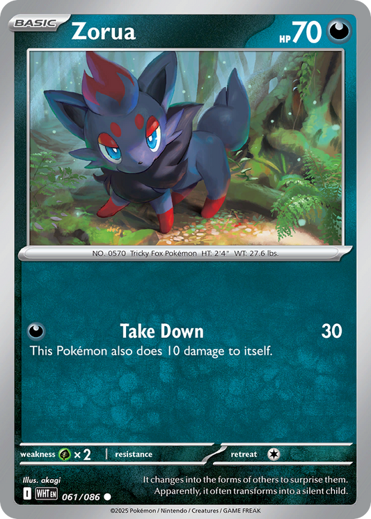 Zorua 061/086 - Reverse Holo