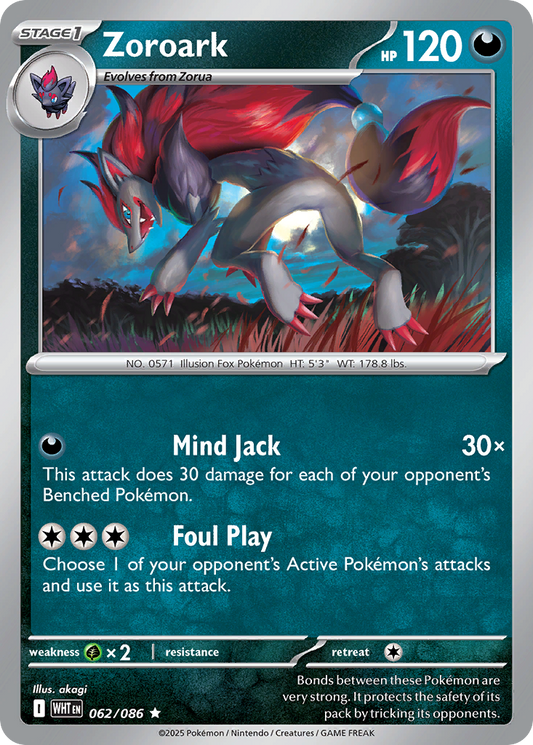 Zoroark 062/086 - Reverse Holo