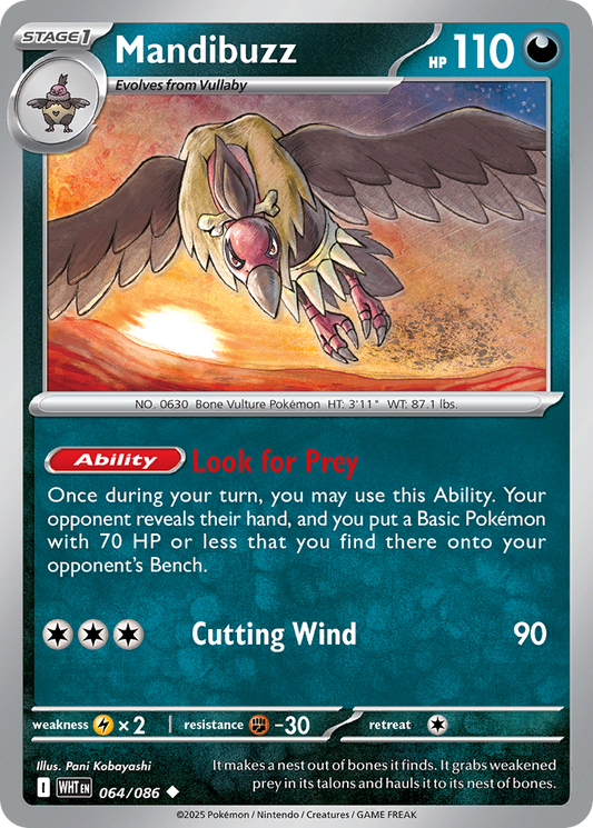 Mandibuzz 064/086 - Reverse Holo