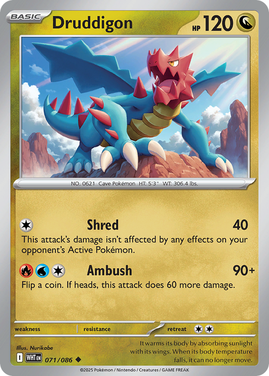 Druddigon 071/086 - Reverse Holo
