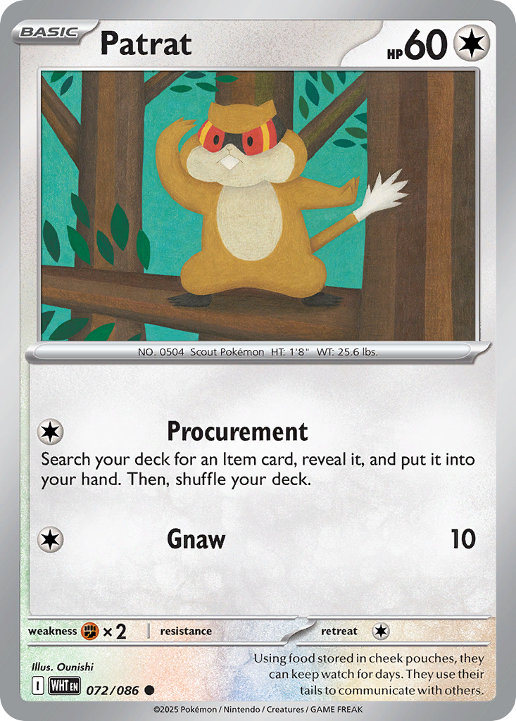 Patrat 072/086 - Reverse Holo