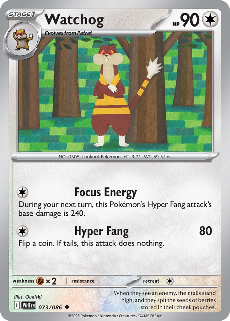 Watchog 073/086 - Reverse Holo