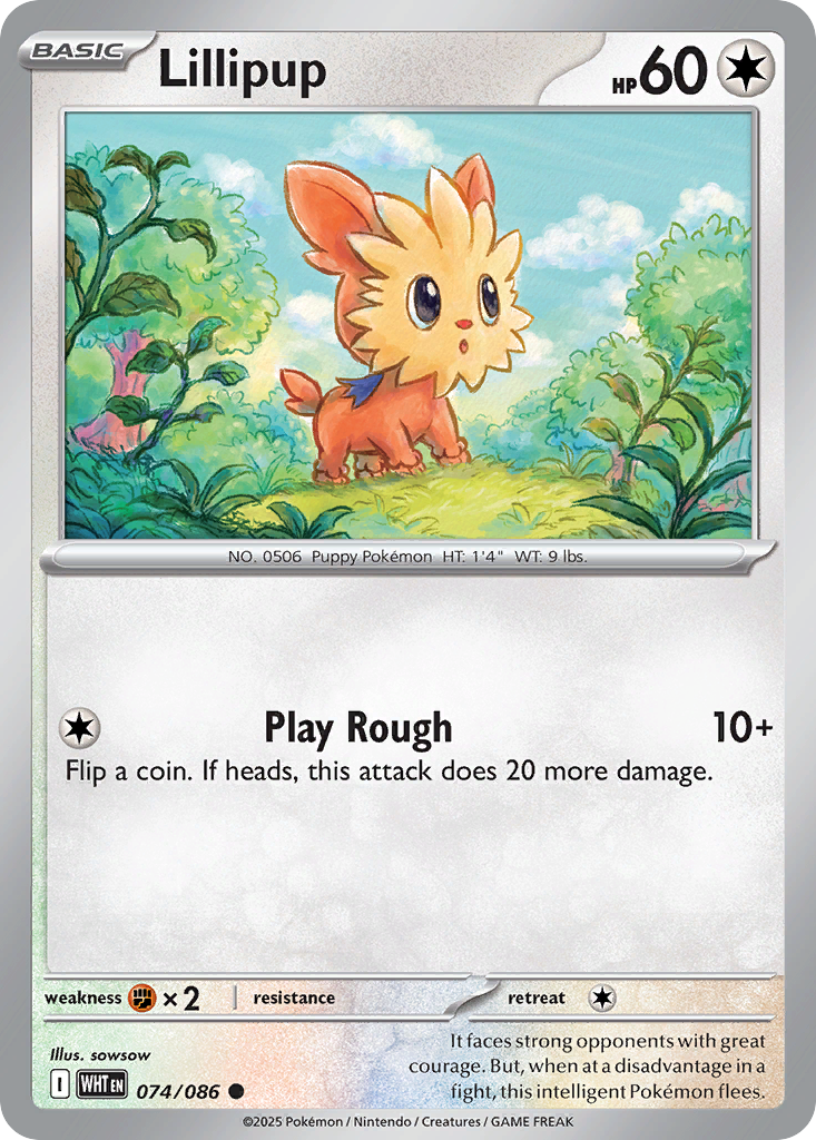 Lillipup 074/086 - Reverse Holo