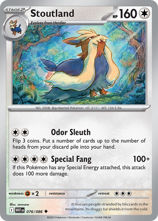 Stoutland 076/086 - Reverse Holo