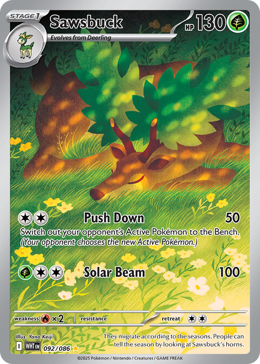 Sawsbuck 092/086 - Reverse Holo