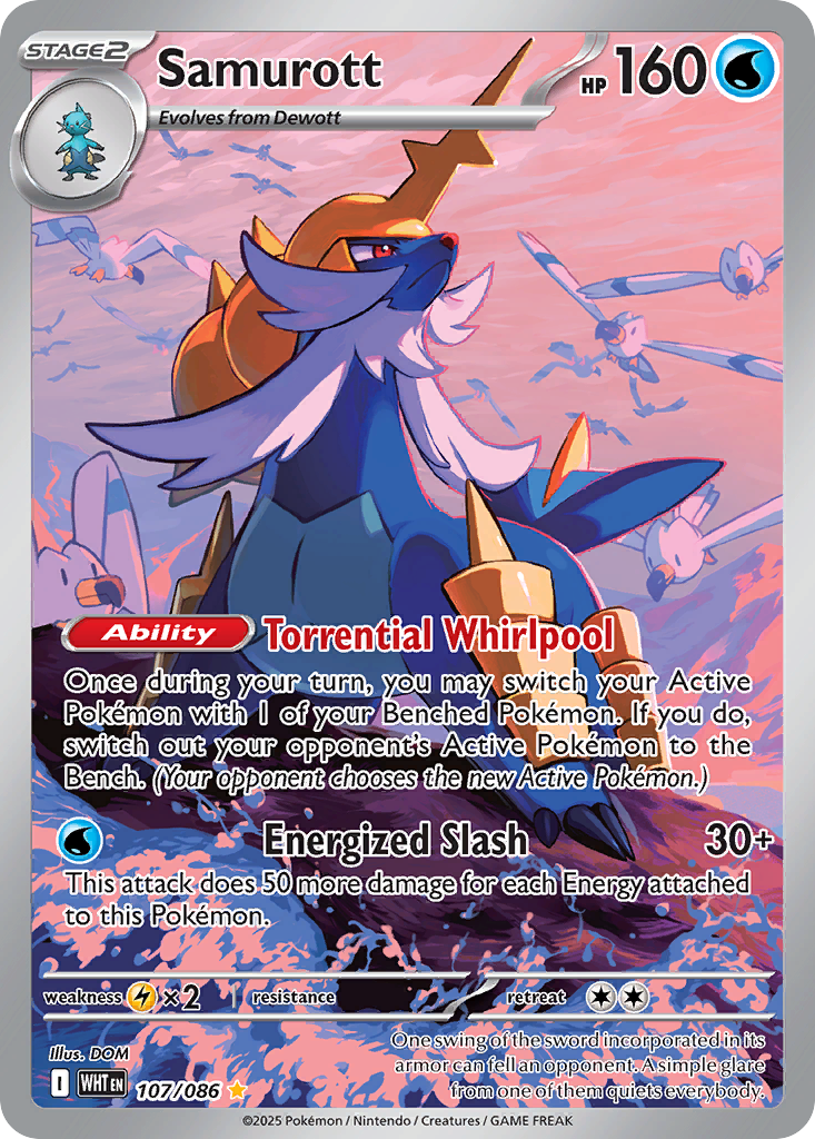 Samurott 107/086 - Reverse Holo