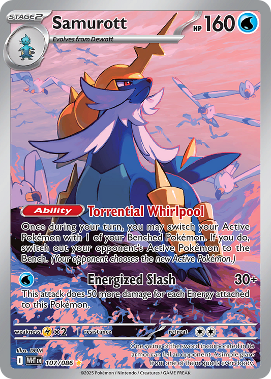 Samurott 107/086 - Reverse Holo