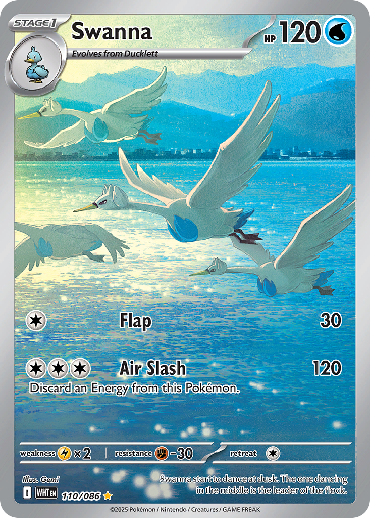 Swanna 110/086 - Reverse Holo