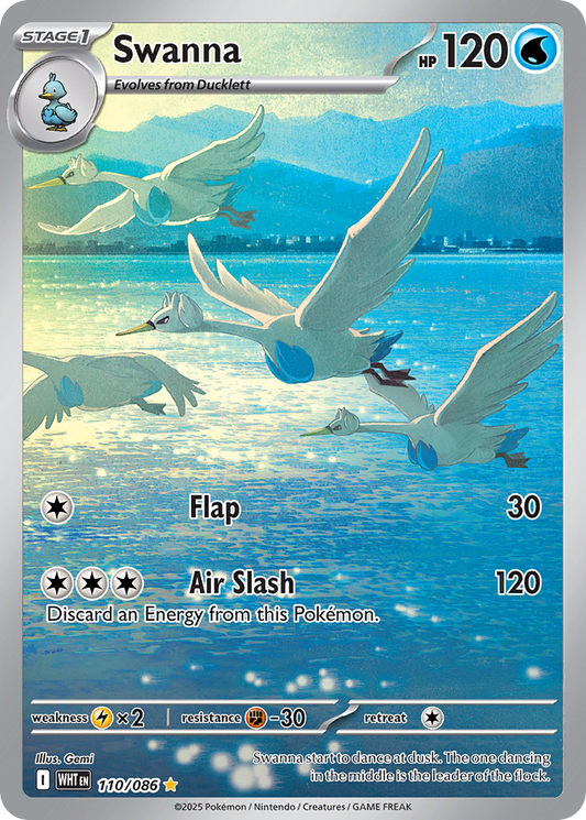 Swanna 110/086 - Reverse Holo
