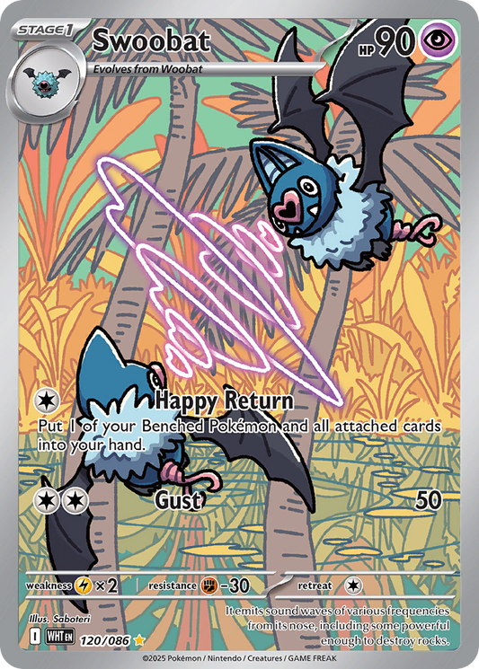 Swoobat 120/086 - Reverse Holo