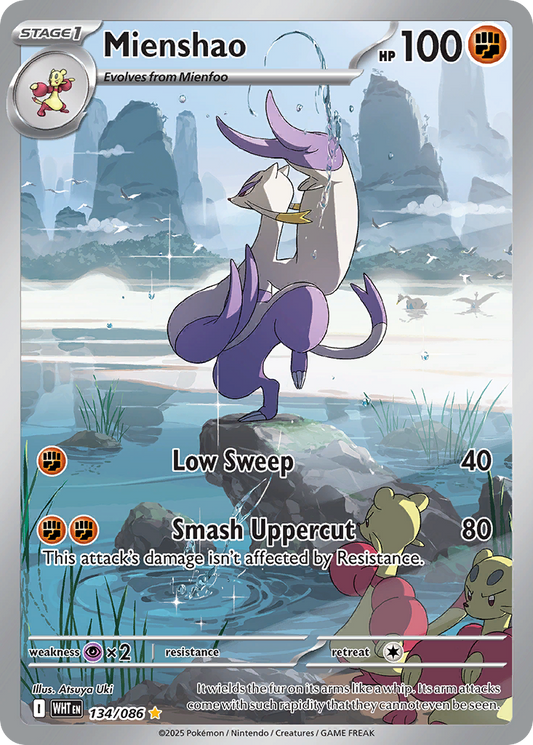Mienshao 134/086 - Reverse Holo
