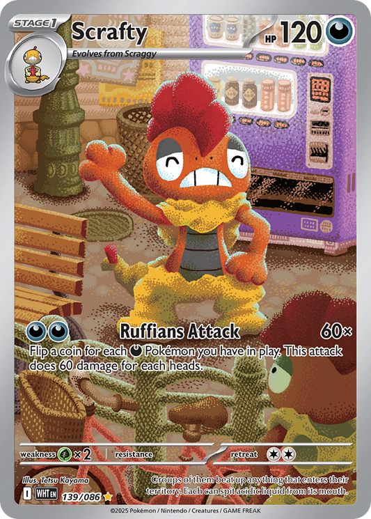 Scrafty 139/086 - Reverse Holo