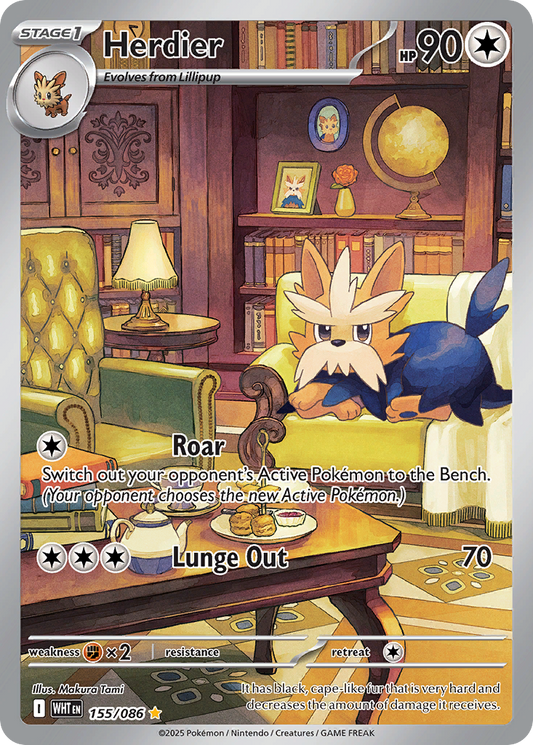 Herdier 155/086 - Reverse Holo