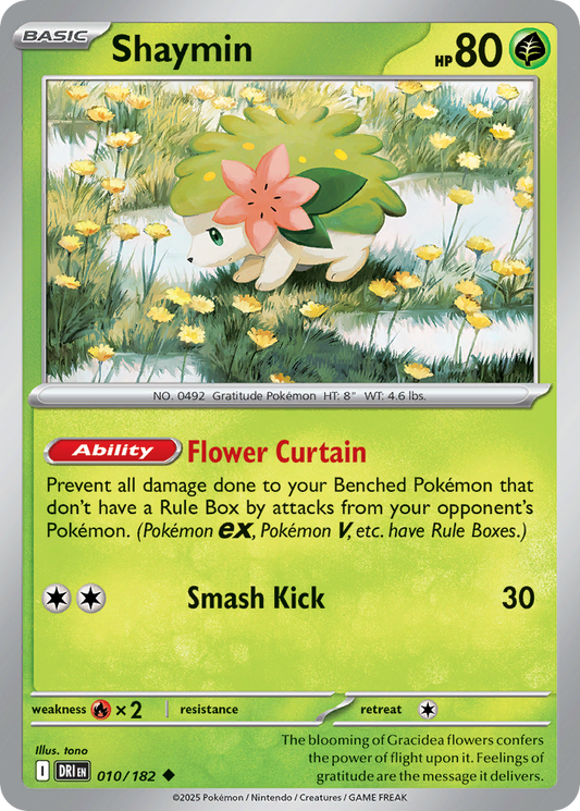 Shaymin 010/182 - Reverse Holo