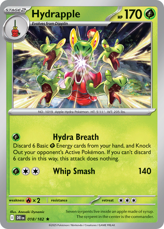 Hydrapple 018/182 - Reverse Holo