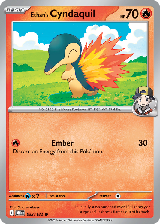 Ethan’s Cyndaquil 032/182 - Reverse Holo