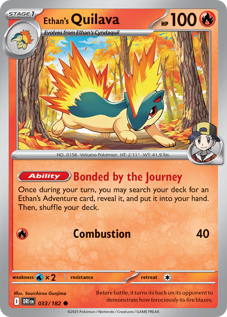 Ethan’s Quilava 033/182 - Reverse Holo