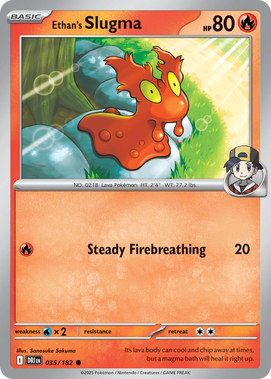 Ethan’s Slugma 035/182 - Reverse Holo