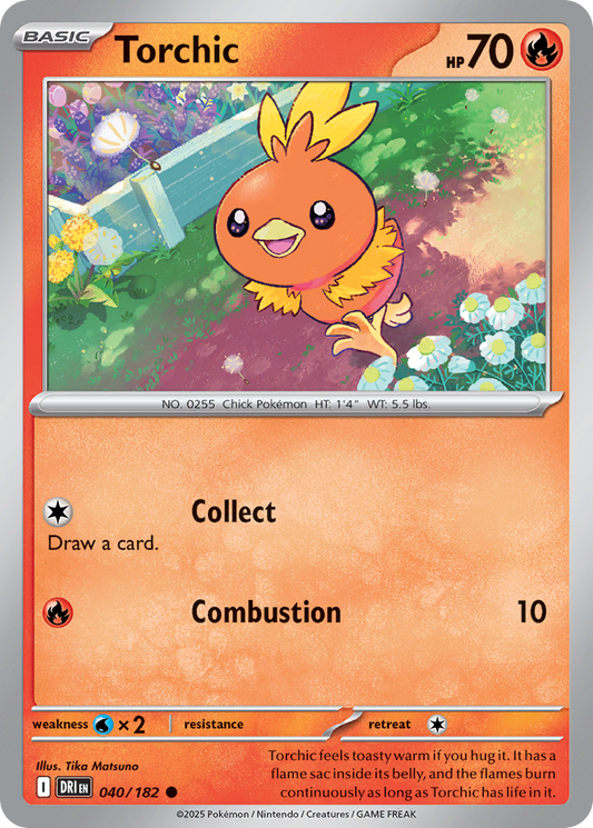 Torchic 040/182 - Reverse Holo