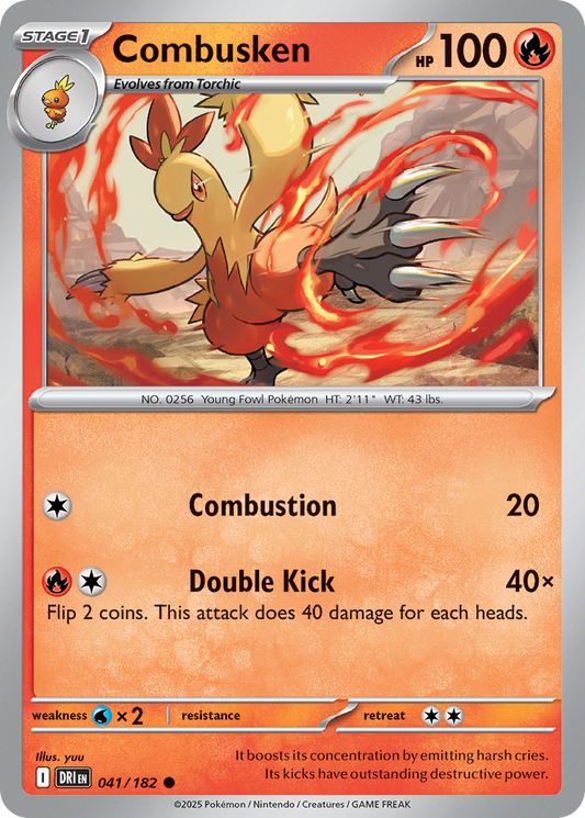 Combusken 041/182 - Reverse Holo