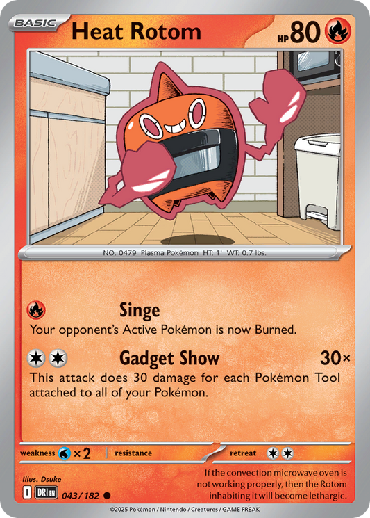 Heat Rotom 043/182 - Reverse Holo