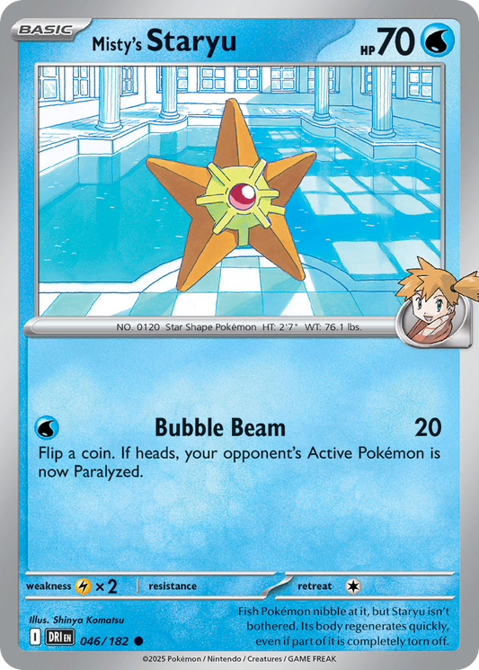 Misty’s Staryu 046/182 - Reverse Holo