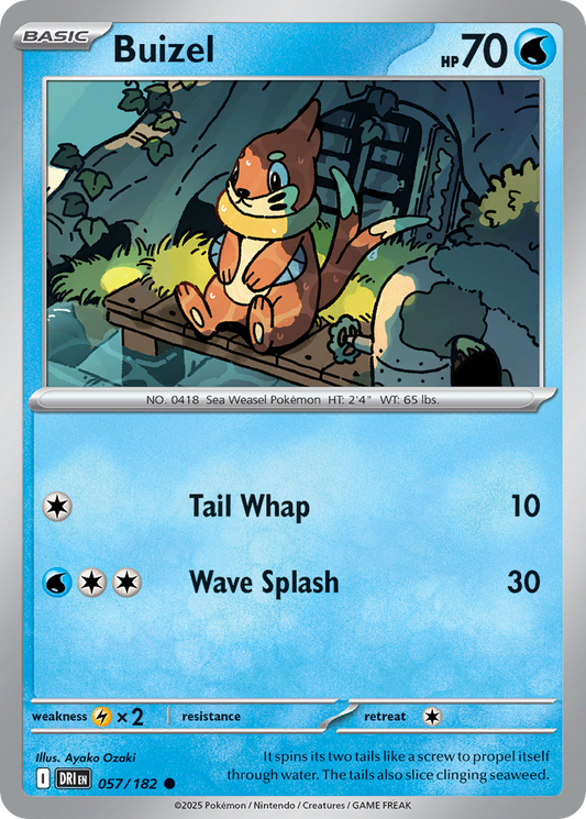 Buizel 057/182 - Reverse Holo