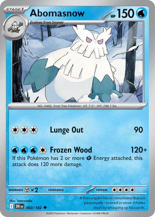 Abomasnow 060/182 - Reverse Holo
