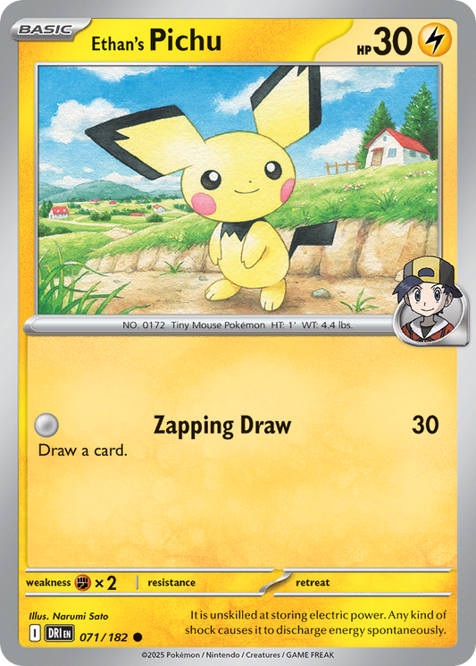 Ethan’s Pichu 071/182 - Reverse Holo